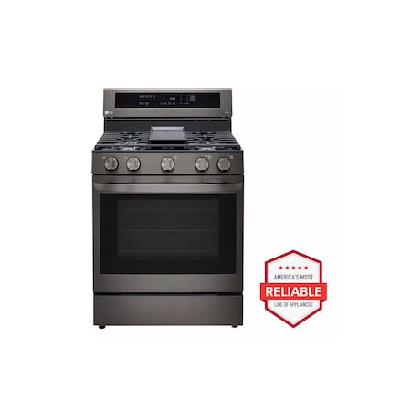 Lg LG 5.8 cu ft Smart Wi-Fi Enabled Gas Convection Range LRGL5825D